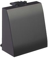 Вывод кабеля модульный DKC Avanti 2 мод. черный матовый картинка